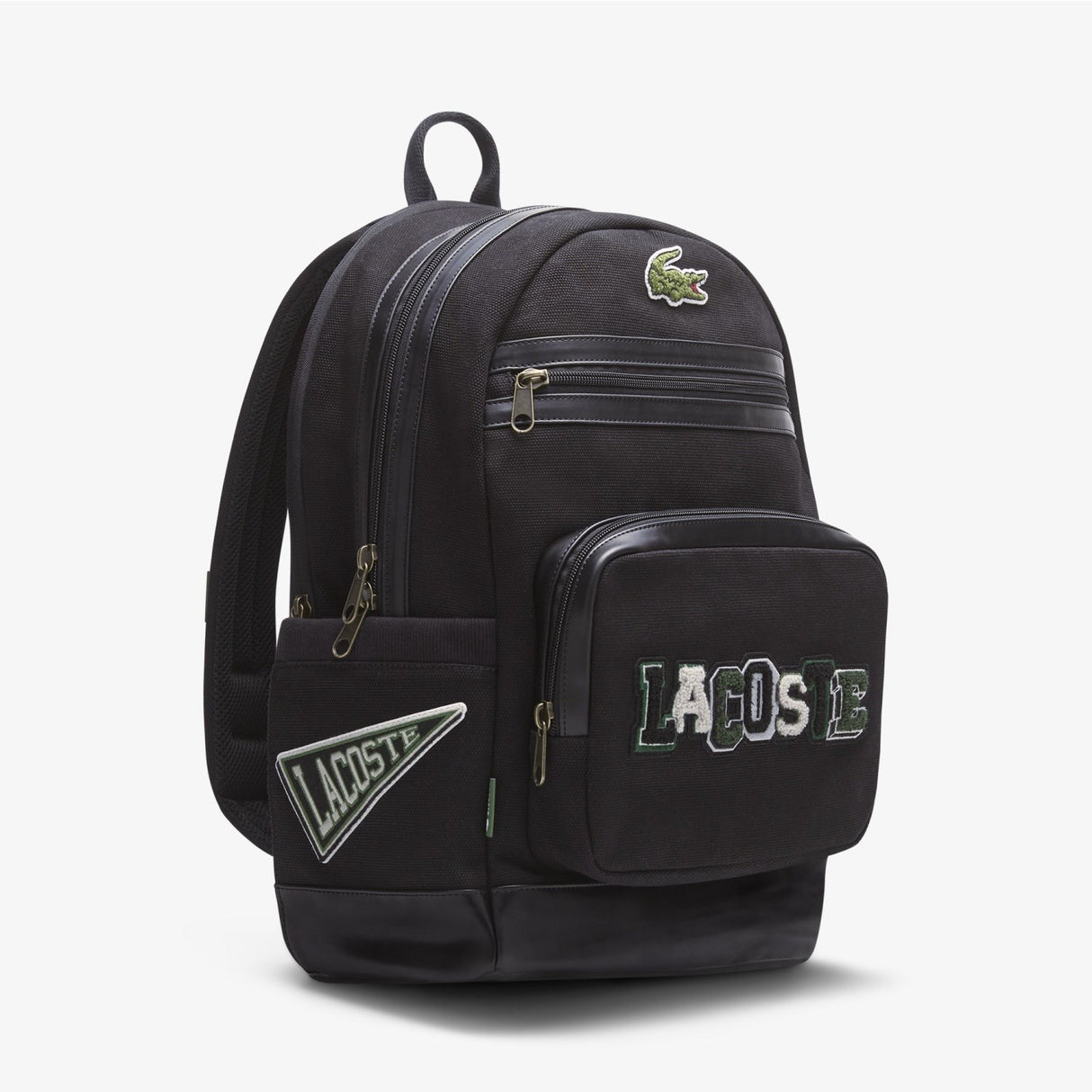 LACOSTE Noir Lcan Varsity Ryggsäck