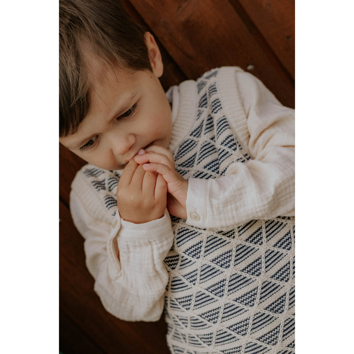 Fliink Sandshell Sune Stickad Väst