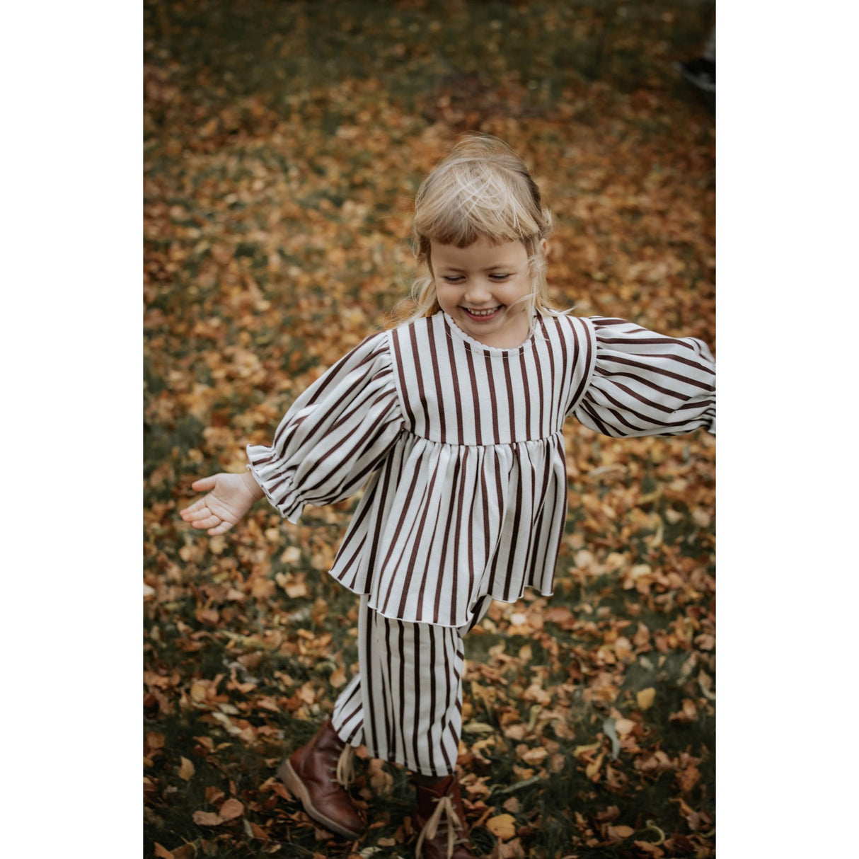 Fliink Sandshell Stripe Elly 3-4 Blus