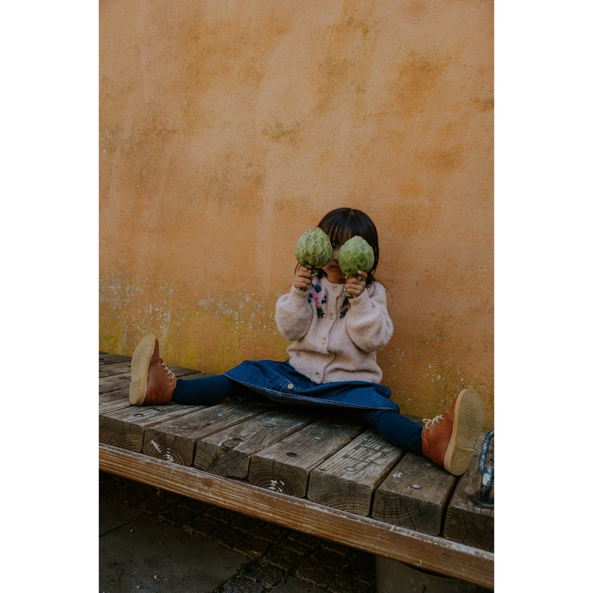 Fliink Dark Denim Blue Don Denim Kjol