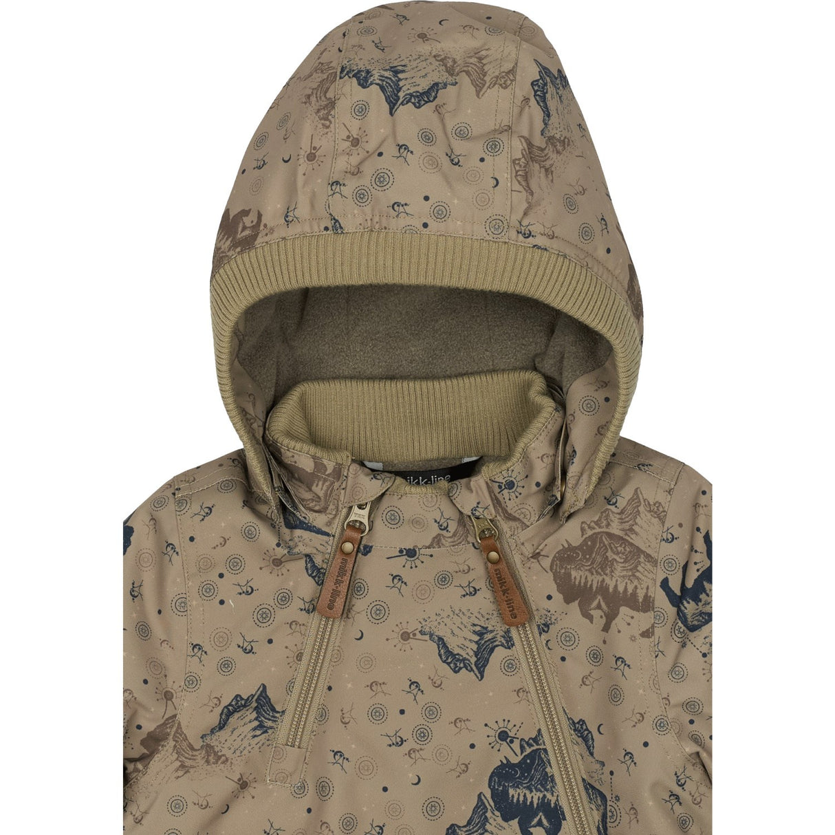 Mikk-Line Coriander Polyester Baby Jacka AOP