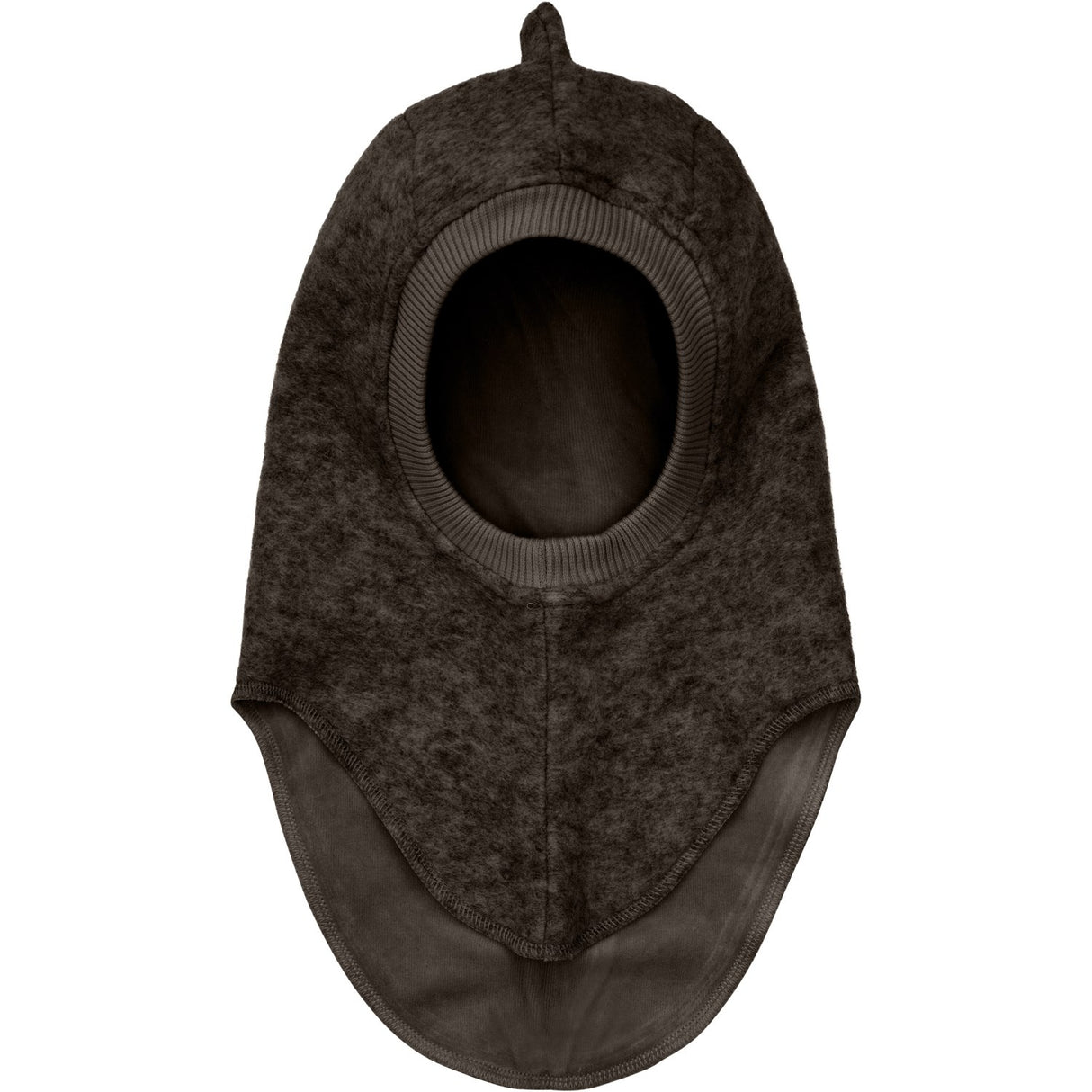 Huttelihut Dark Brown Melange Elefanthatt Triangles Ull