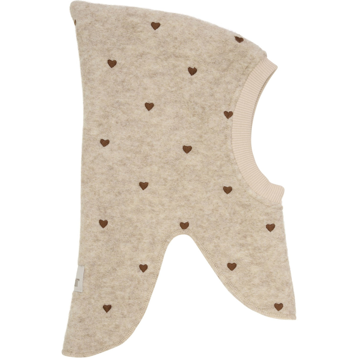 Huttelihut Sand Melange Elefanthatt All Över Emb. Ull