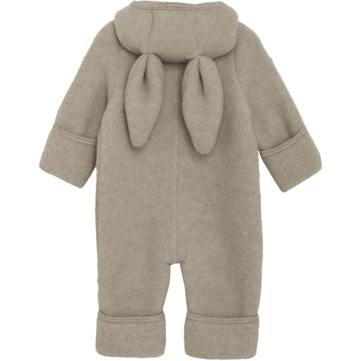 Huttelihut Camel Melange Pram Dräkt Ears Ull Fleece