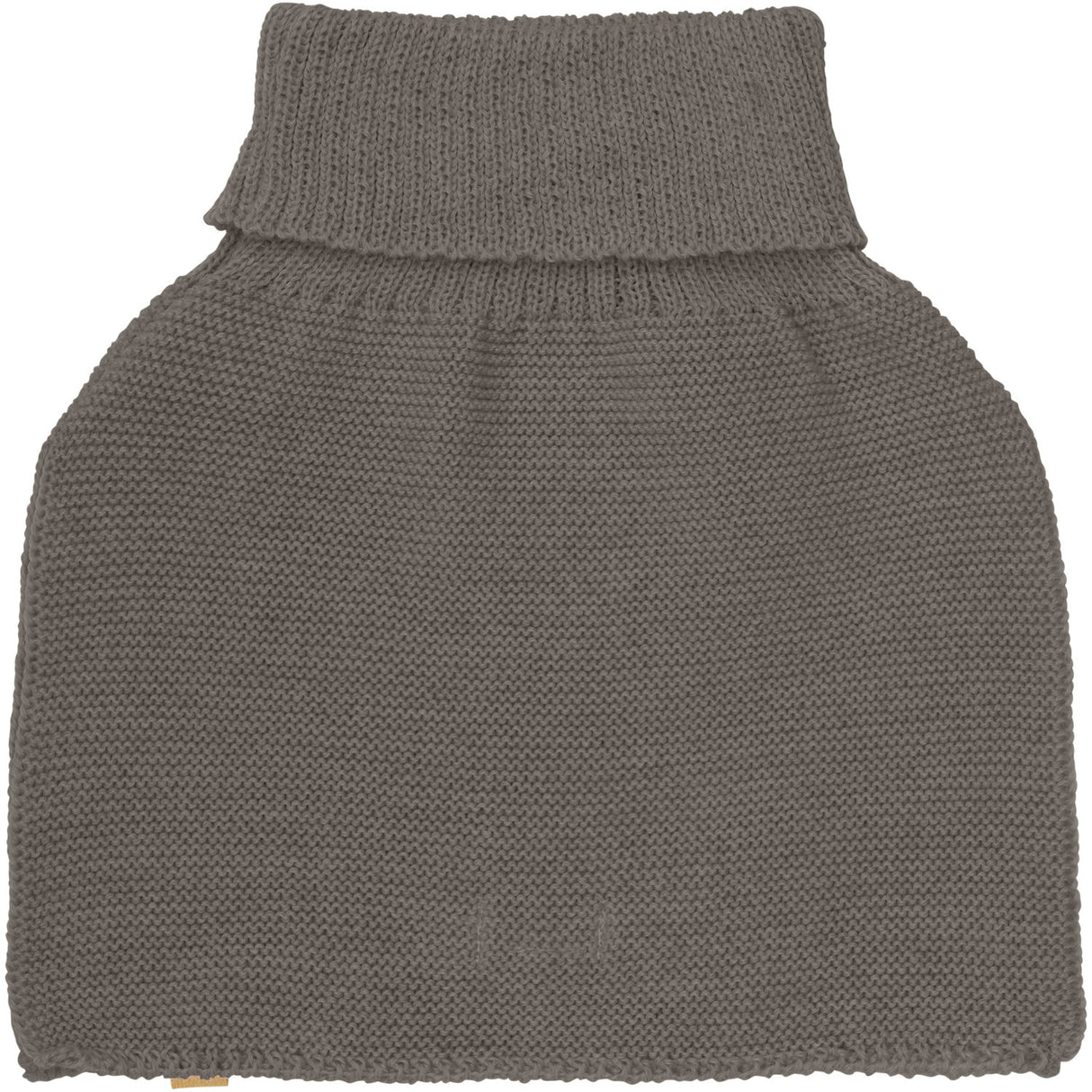 Huttelihut Brown Melange Neck Warmer Ull Stickad