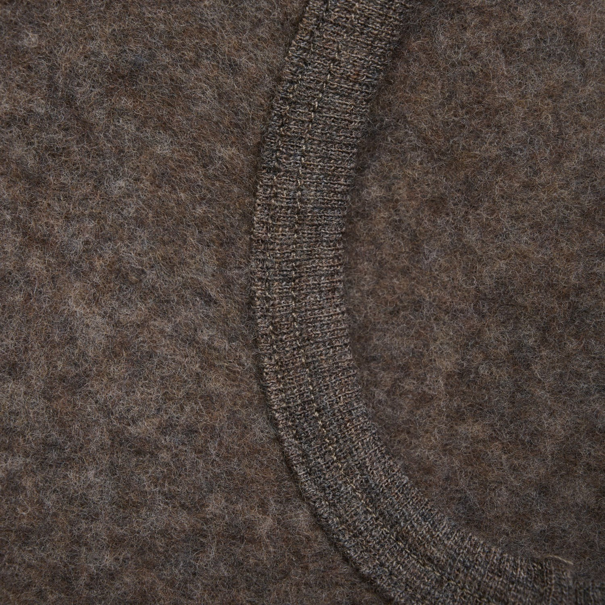 Huttelihut Brown Melange Elefanthatt Ears Ull Fleece