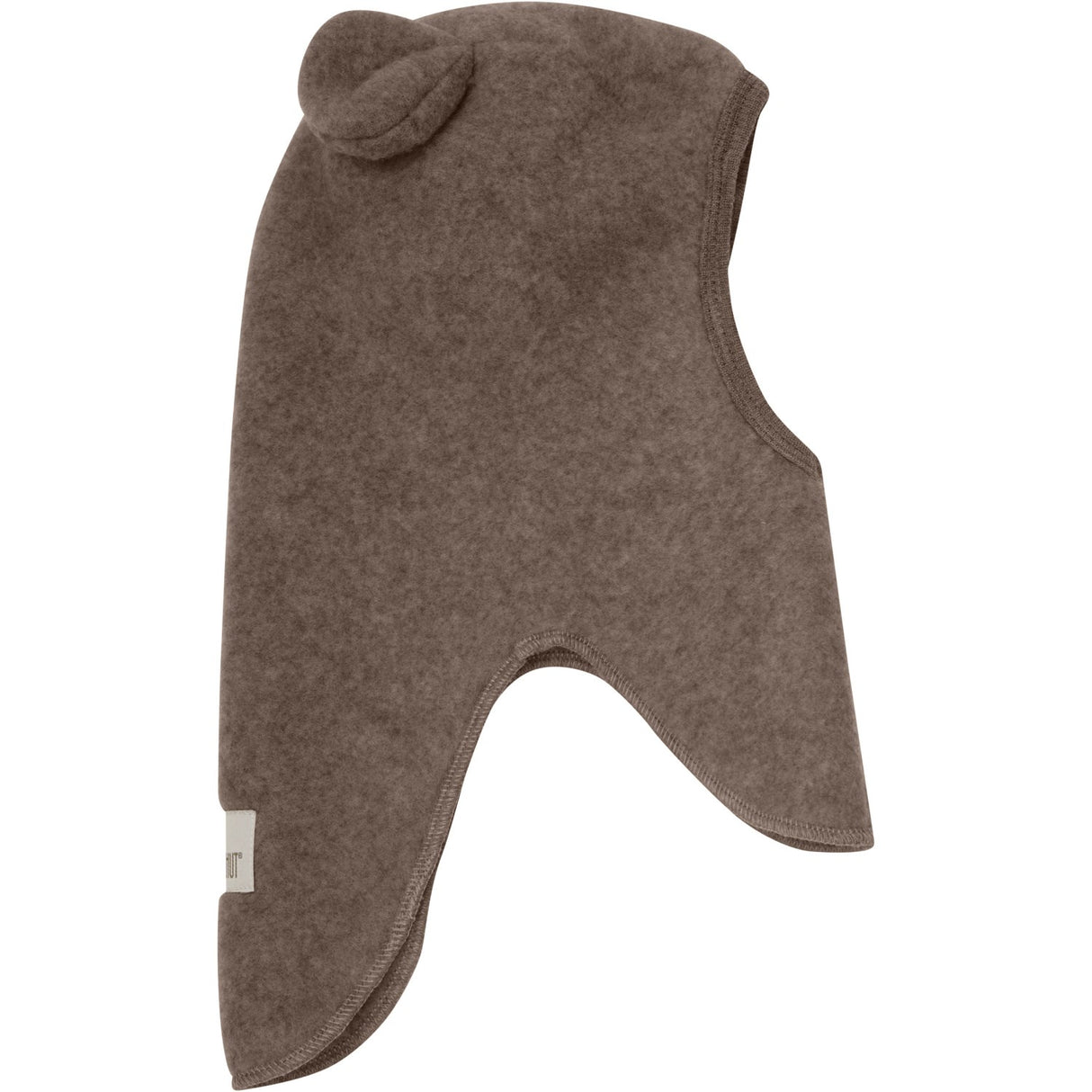 Huttelihut Brown Melange Elefanthatt Ears Ull Fleece