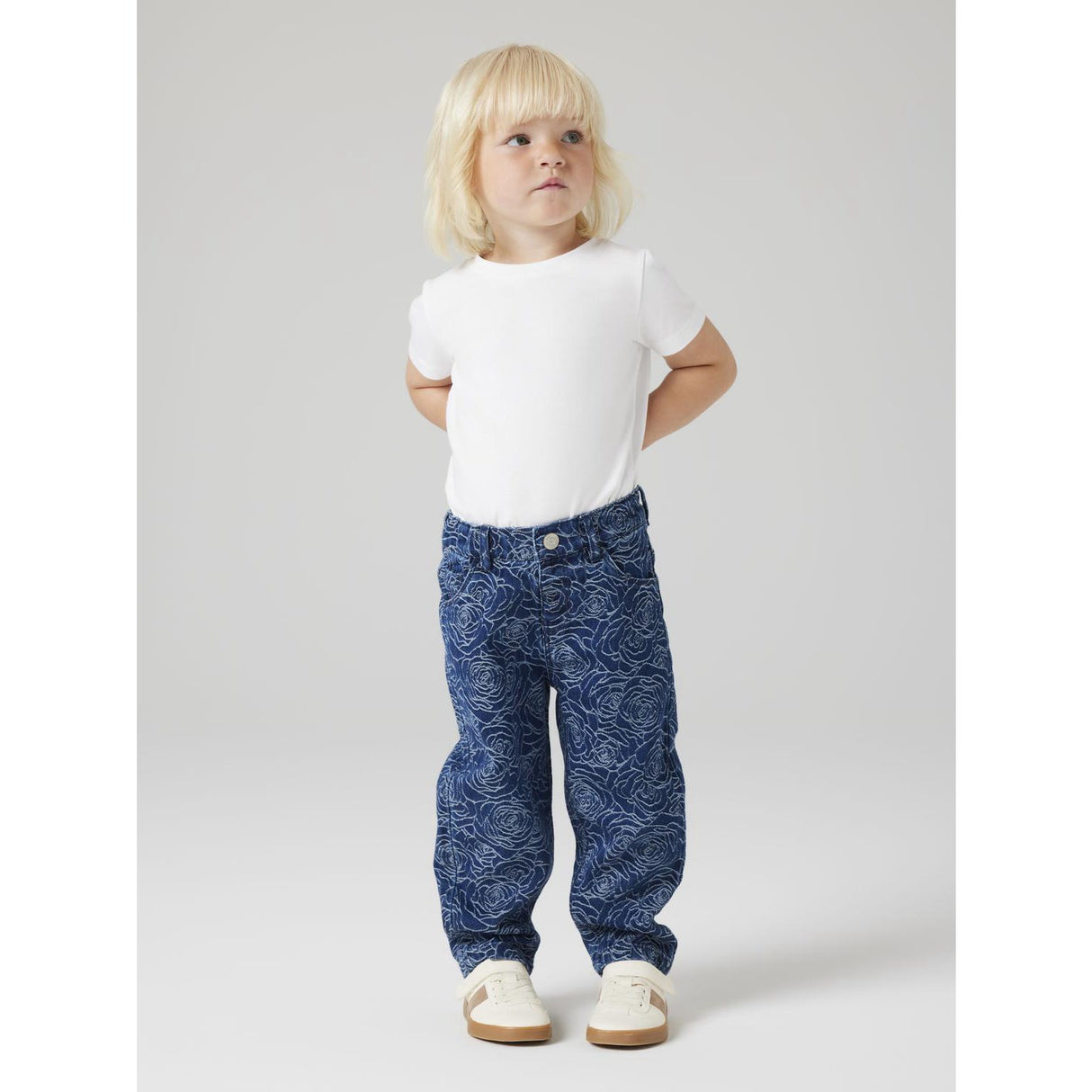 Name It Dark Blue Denim Nmfbella Mom Jeans 5005-Qj O