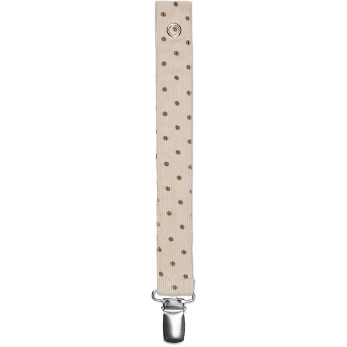 Lalaby BrownDot PACIFIER CLIP