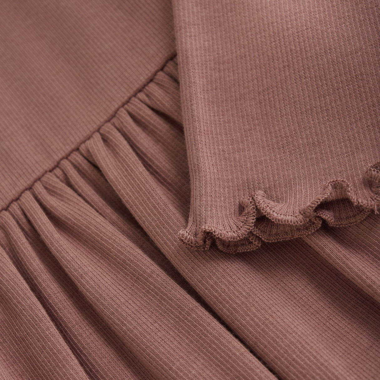 Huttelihut Burlwood Klänning Ls Rib