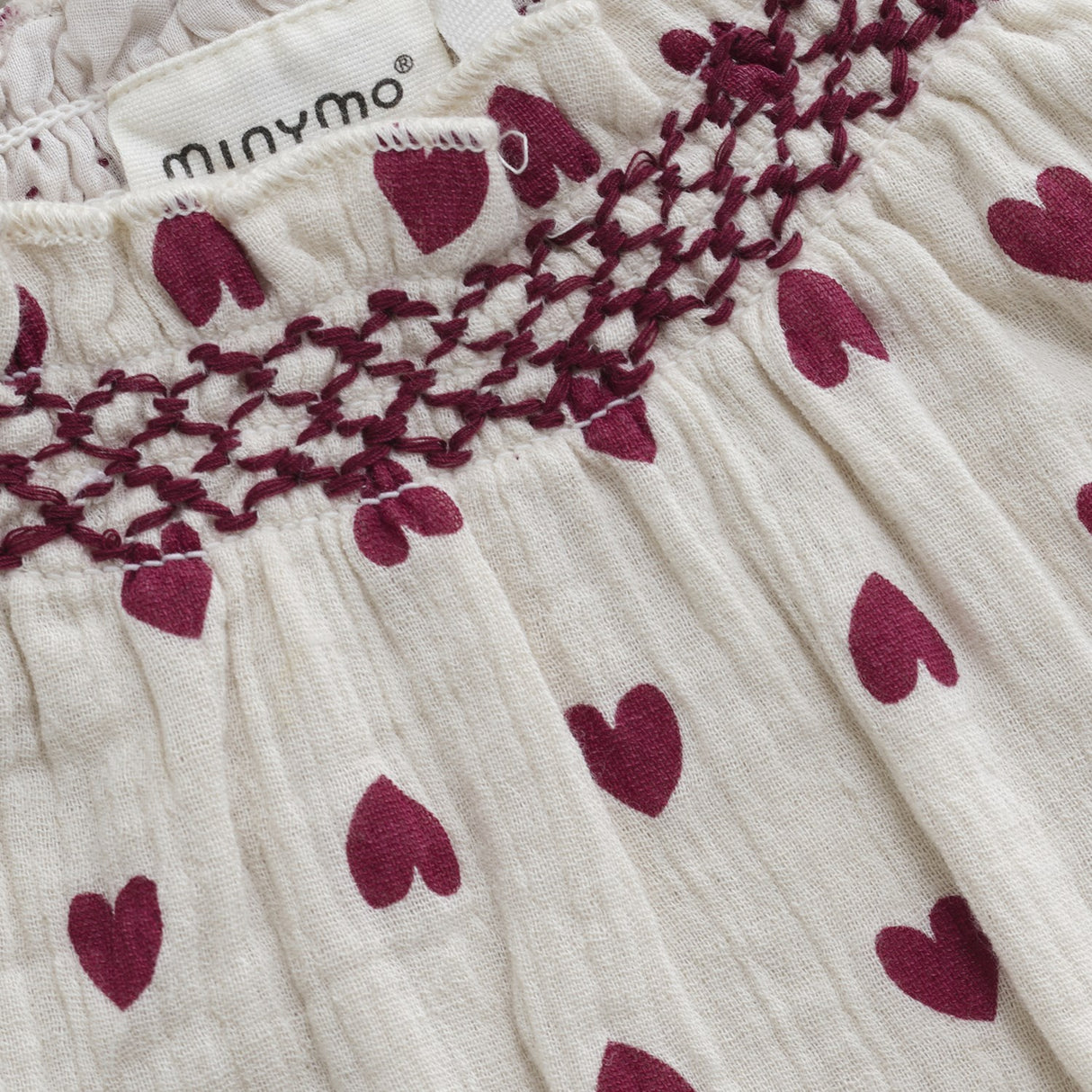 Minymo Eggnog Blus LS AOP