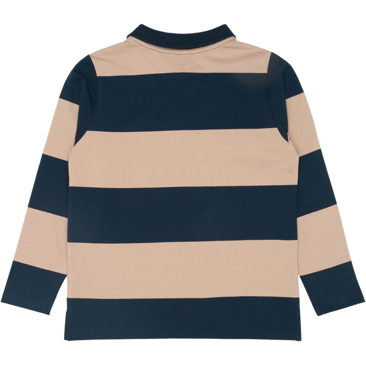 The New Navy Blazer Striped Rhett L_S Pique Pikétröja