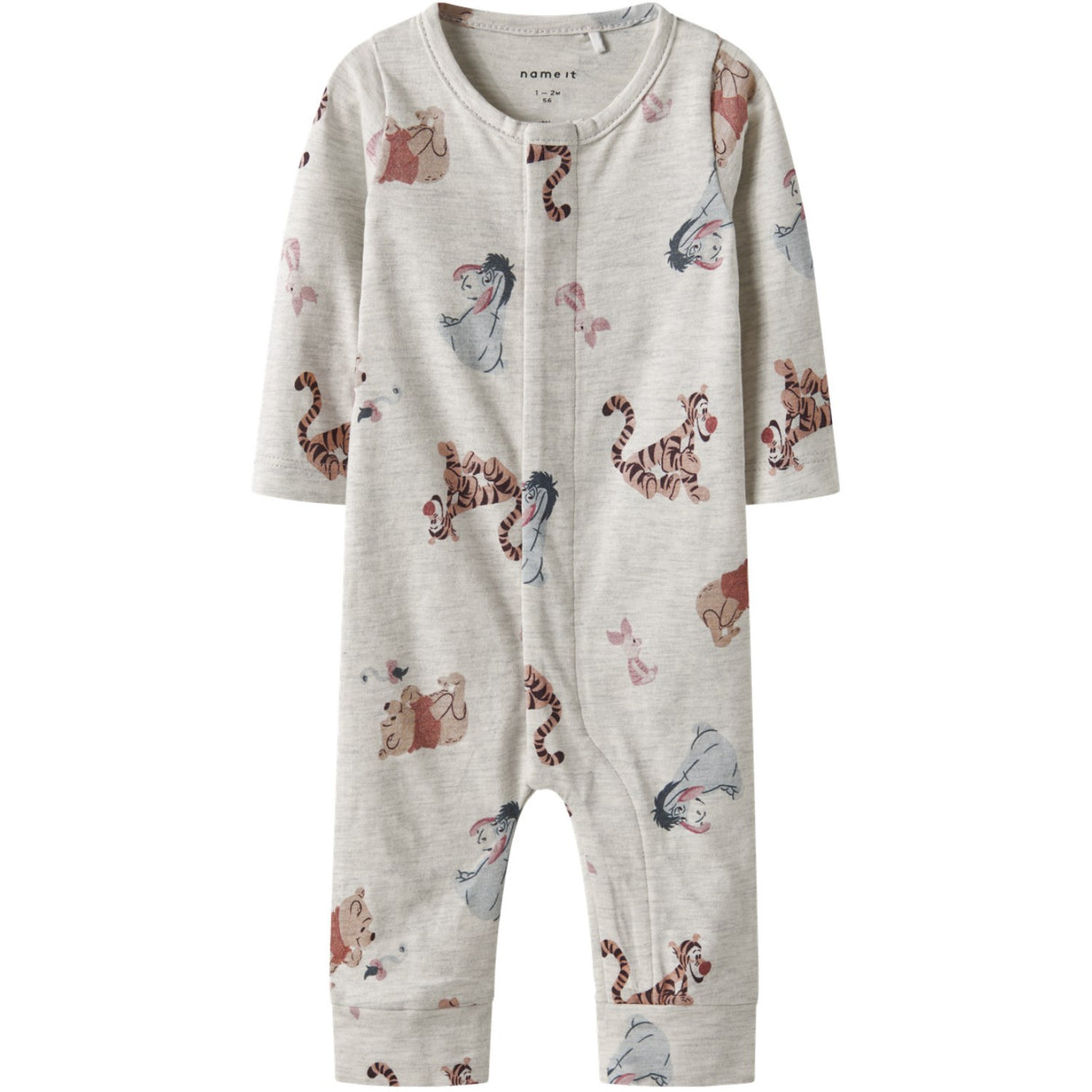 Name It Peyote Melange Nbnollu Pooh Ls Nattdräkt Wdi