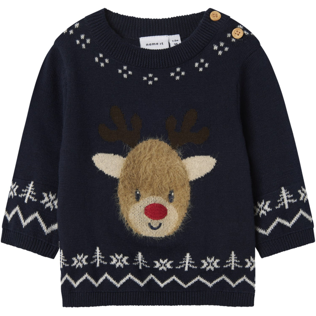 Name It Navy Blazer Nbmreome Ls Knit