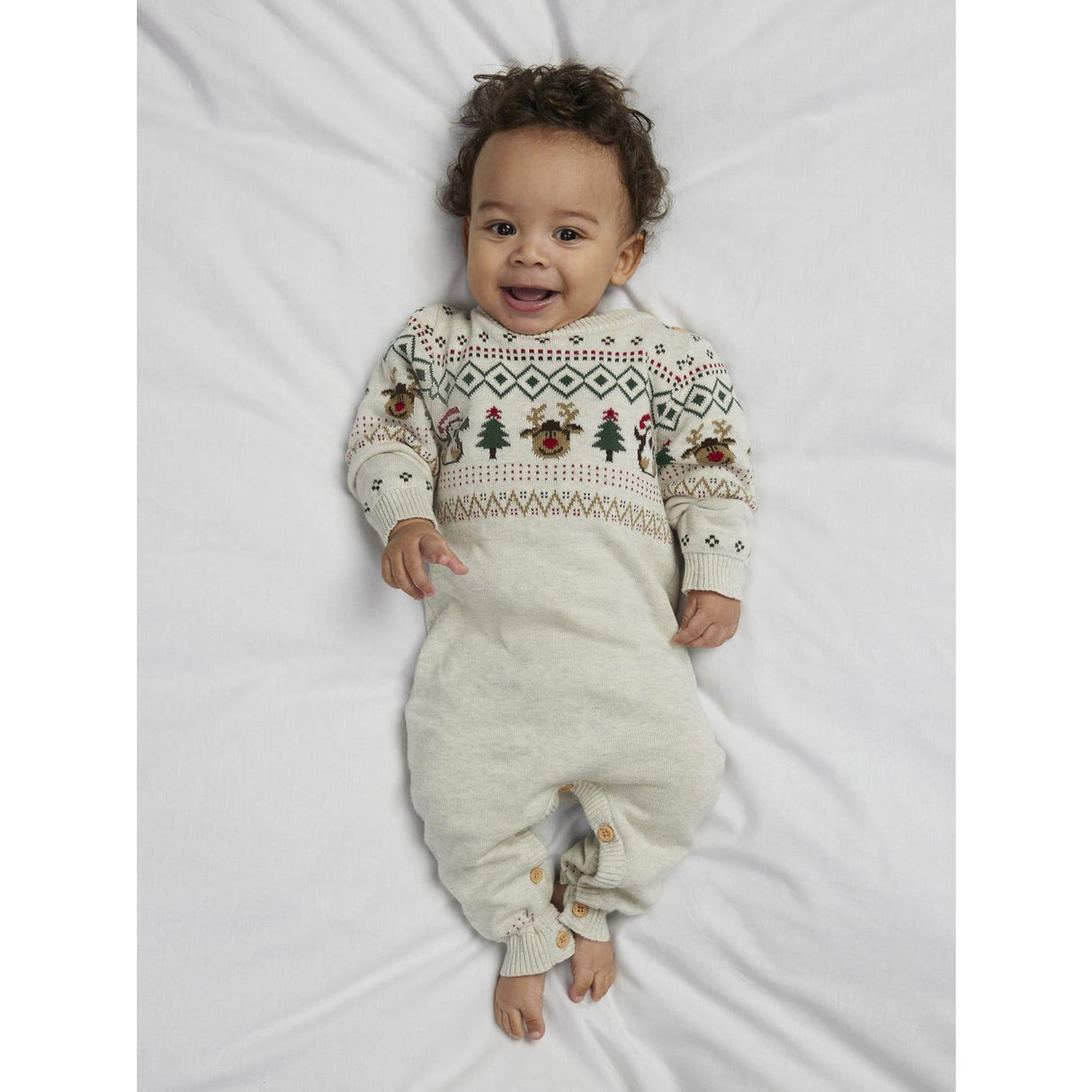Name It Peyote Melange Nbnralko Ls Knit Suit