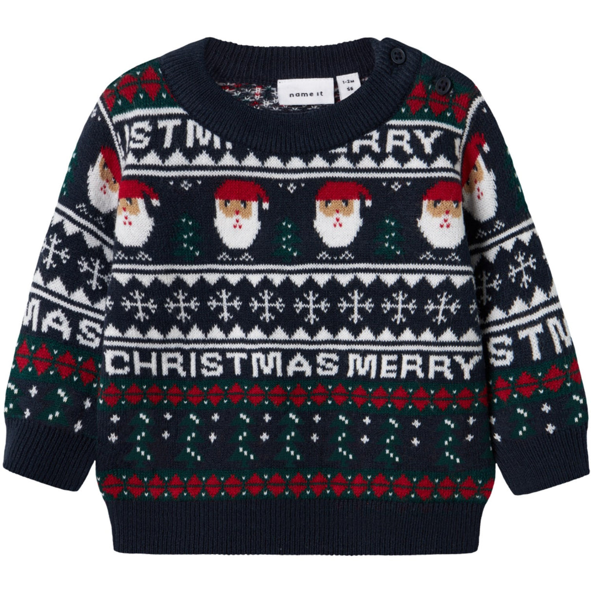 Name It Dark Sapphire Nbnrastokka Ls Knit