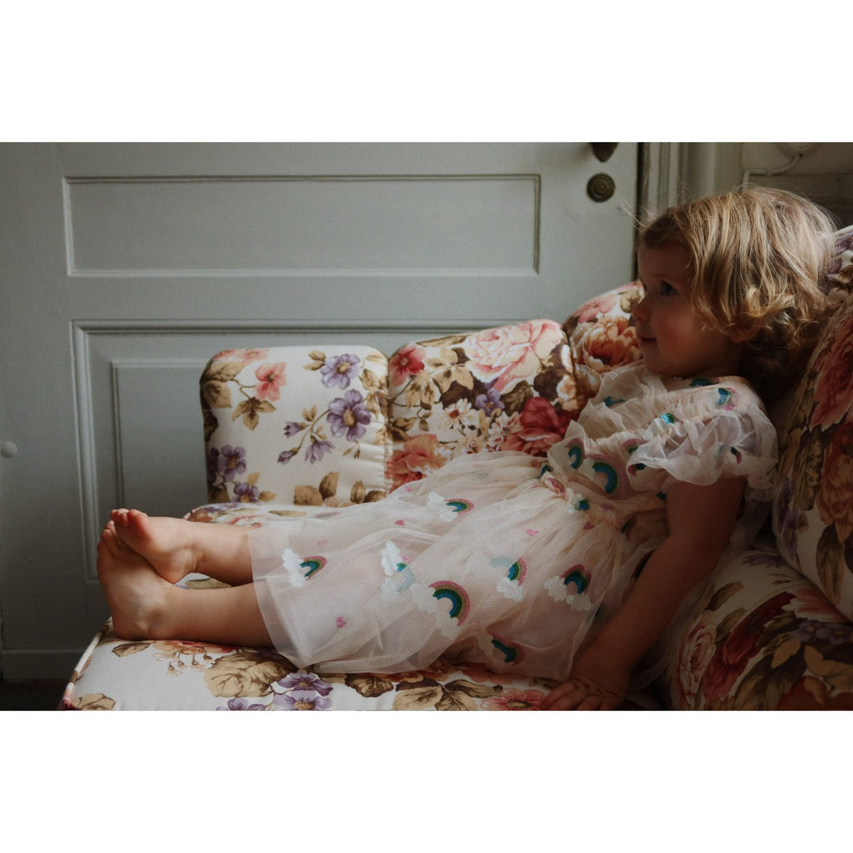 Konges Sløjd Rainbow Glitter Tullie Klänning