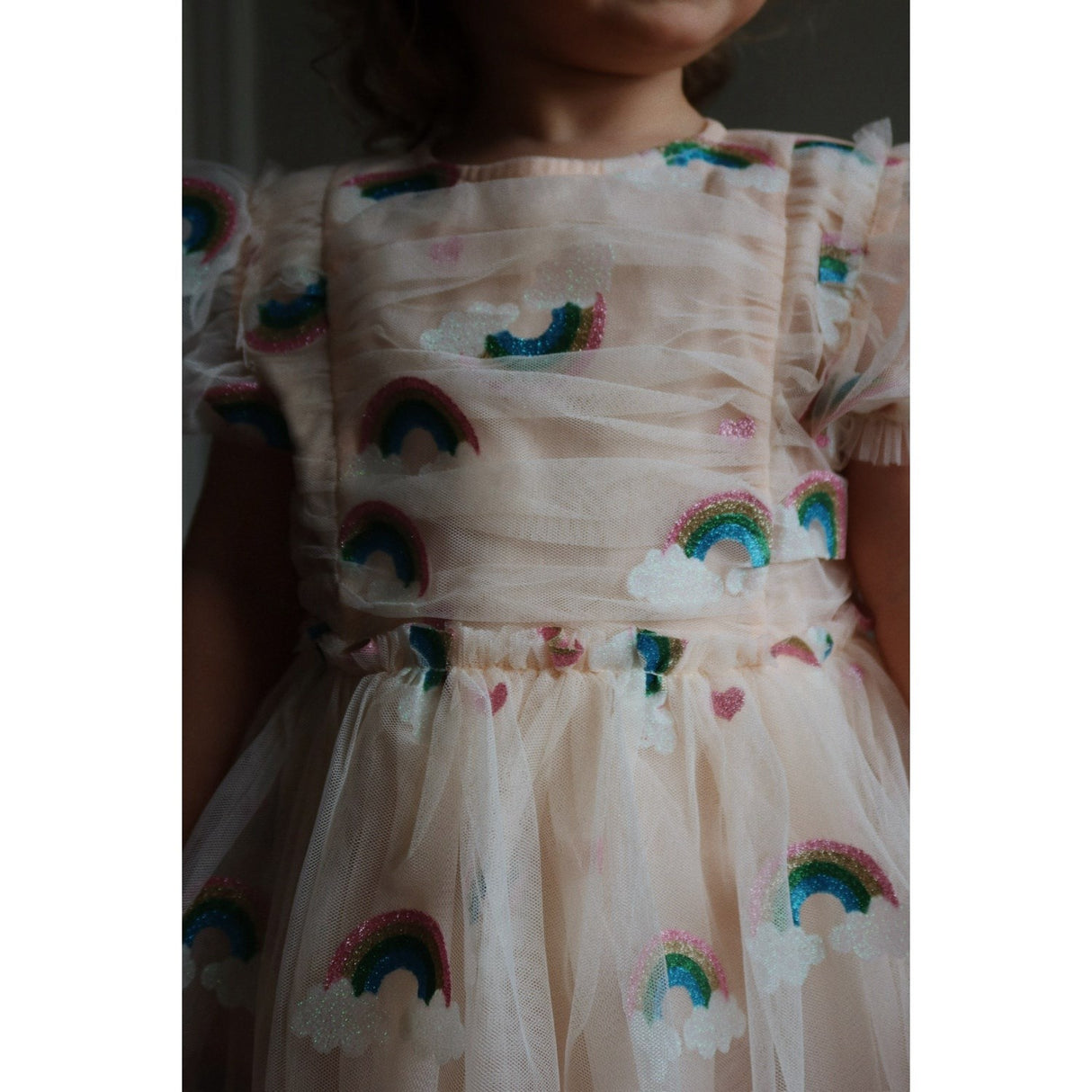 Konges Sløjd Rainbow Glitter Tullie Klänning