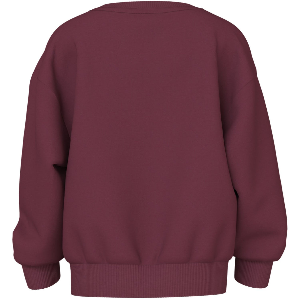 Name It Burgundy Best Friend Club Nmfviloui Ls Rlx Sweat Bru