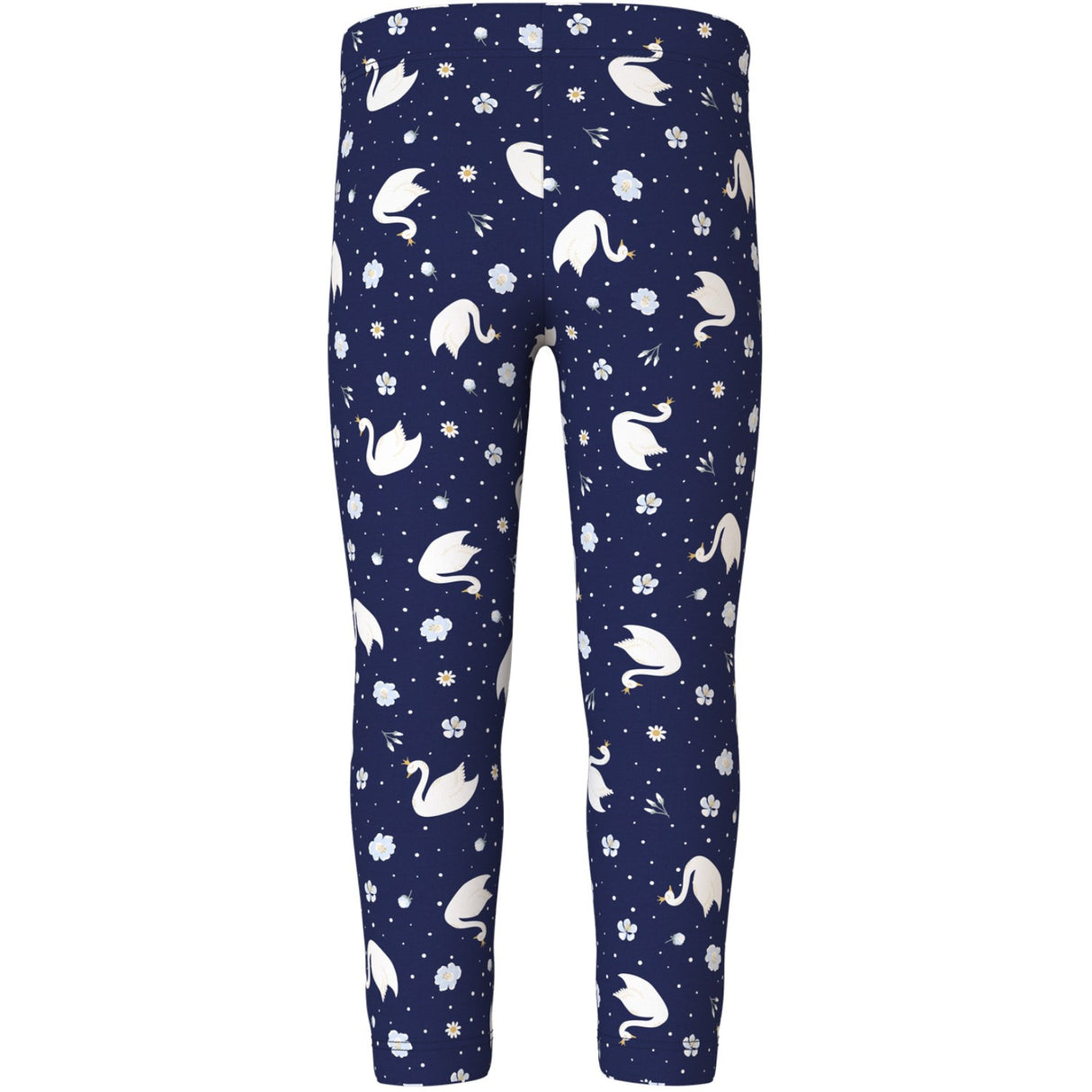 Name It Beacon Blue Swans Nmfdavina Aop Swe Leggings Bru