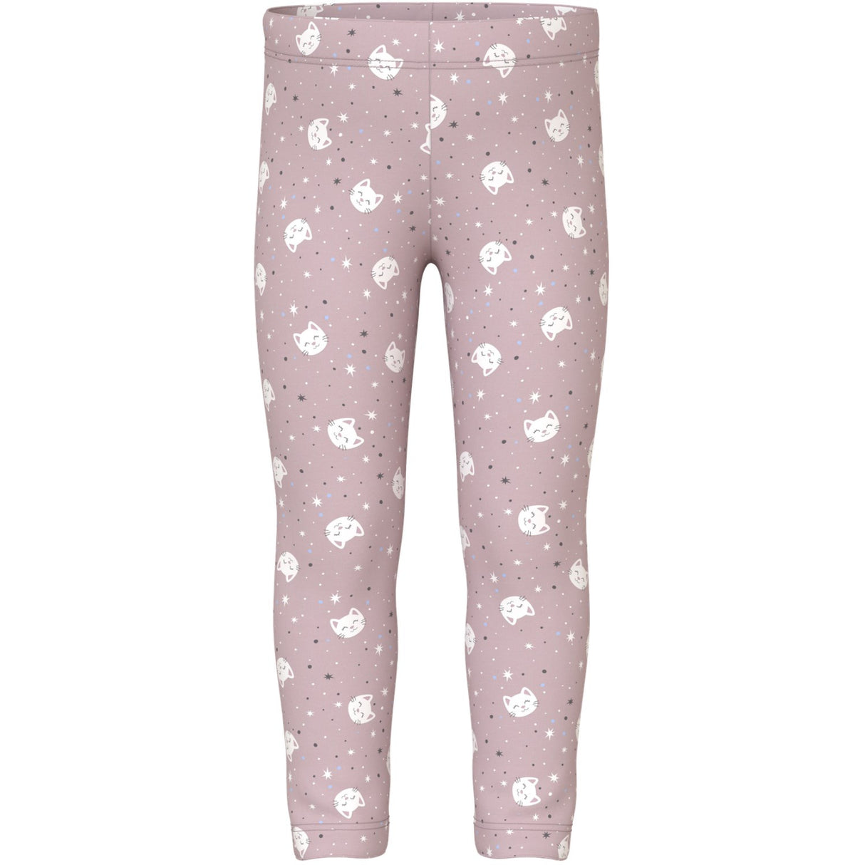 Name It Keepsake Lilac Yin Yang Cats Nmfdavina Aop Swe Leggings Bru