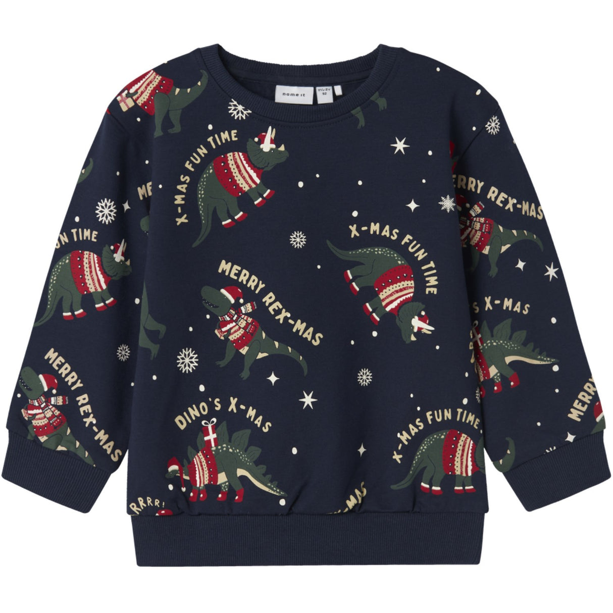 Name It Navy Blazer Nmmroka Ls Nreg Sweat Bru Box