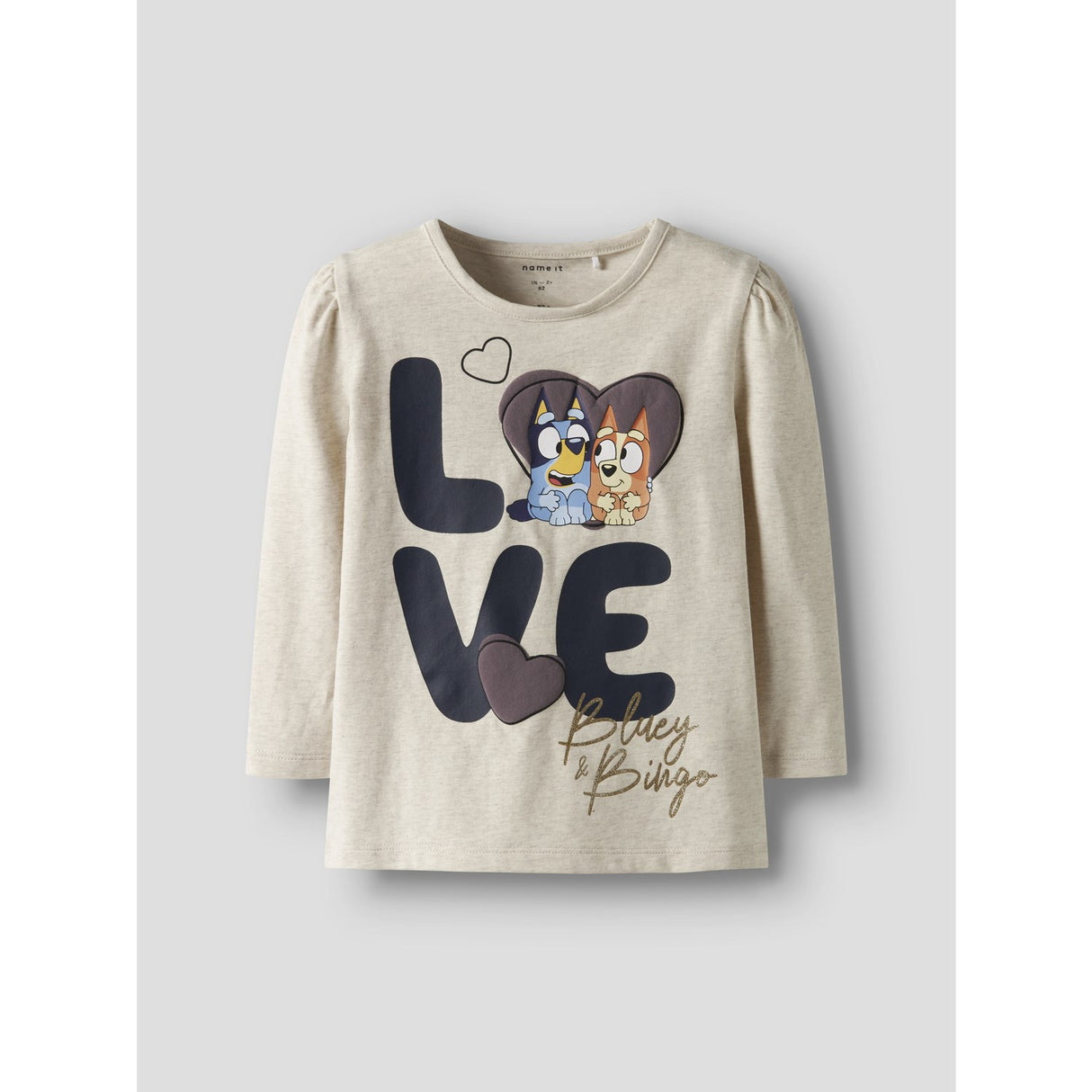 Name It Peyote Melange Nmfnema Bluey Ls Top Box Sky