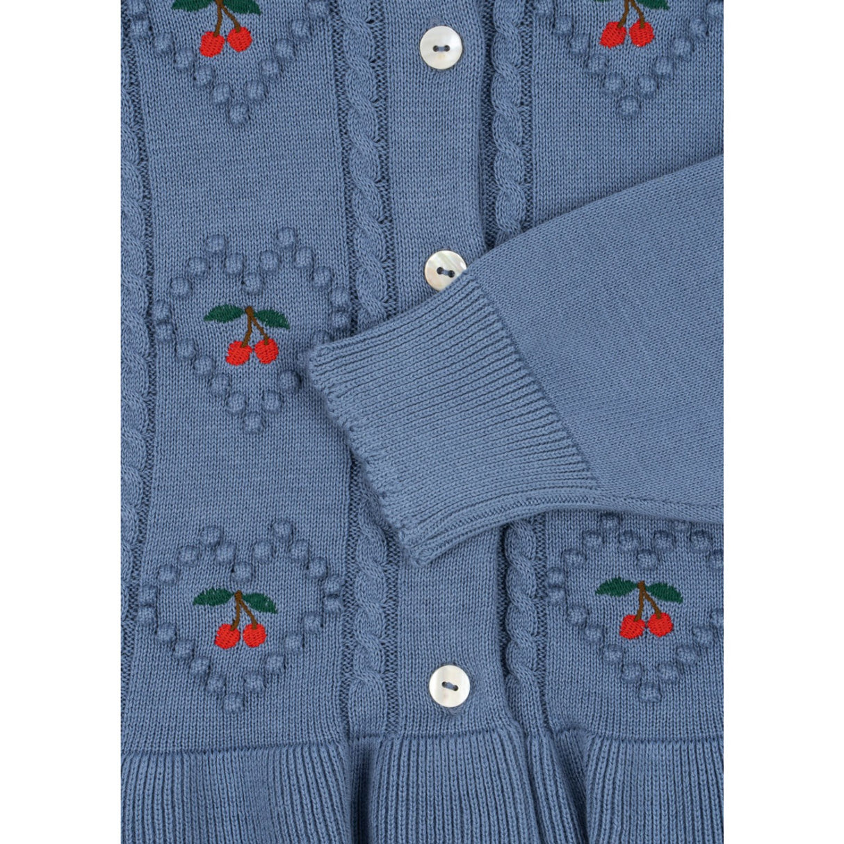 Konges Sløjd Country Blue Soleil Cardigan GOTS