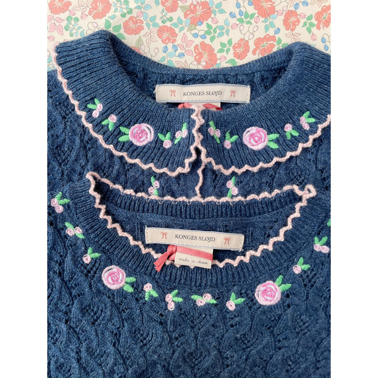 Konges Sløjd Ensign Blue Rosier Cardigan