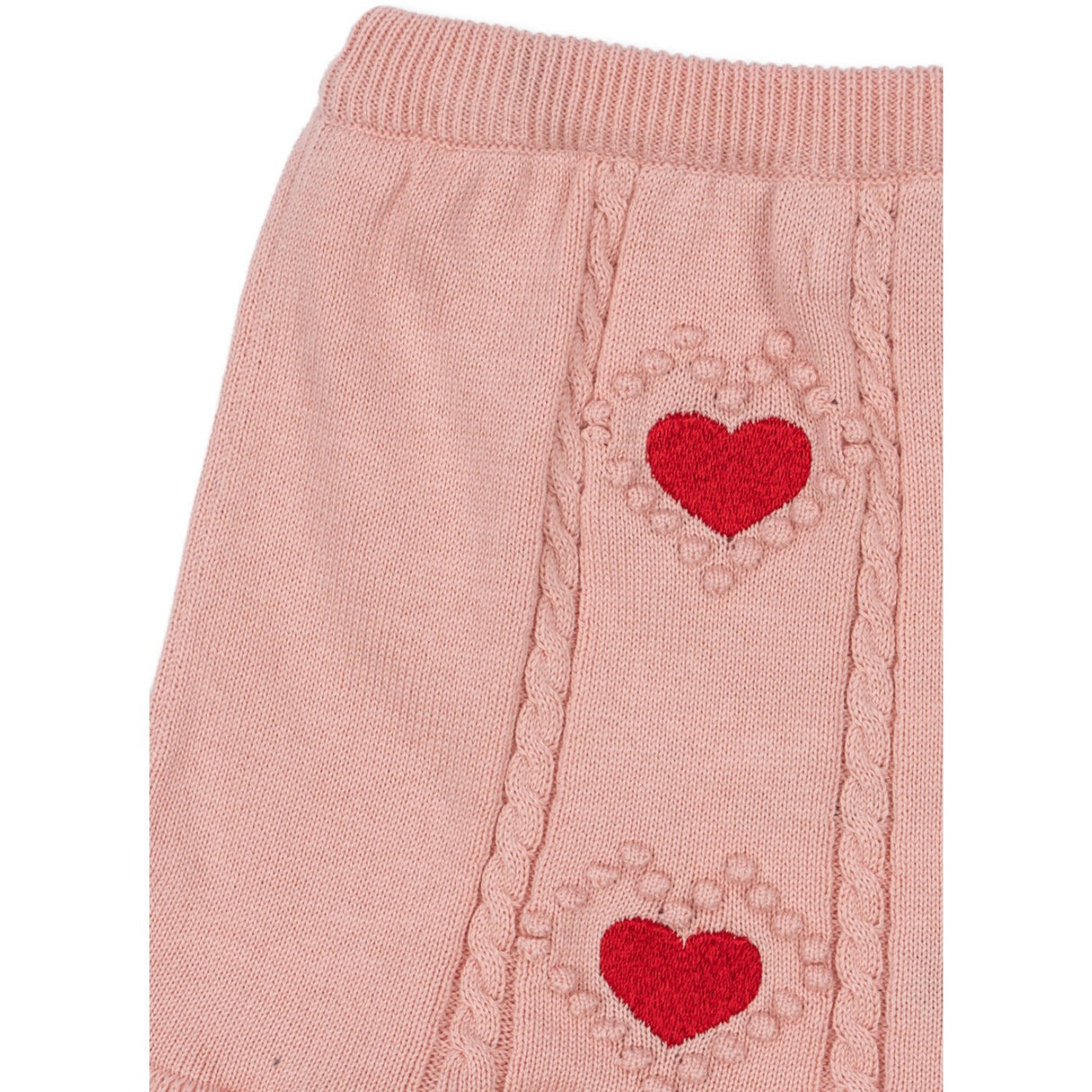 Konges Sløjd Silver Pink Soleil Stickad Kjol GOTS