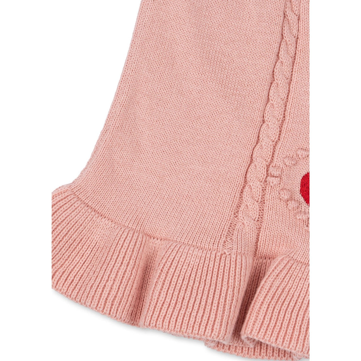 Konges Sløjd Silver Pink Soleil Stickad Kjol GOTS