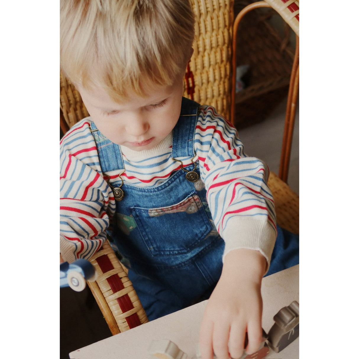 Konges Sløjd Antique Stripe Manis Stickad Sweater