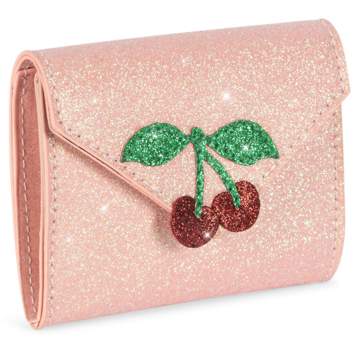 Konges Sløjd Pink Glitter Love Letter Plånbok