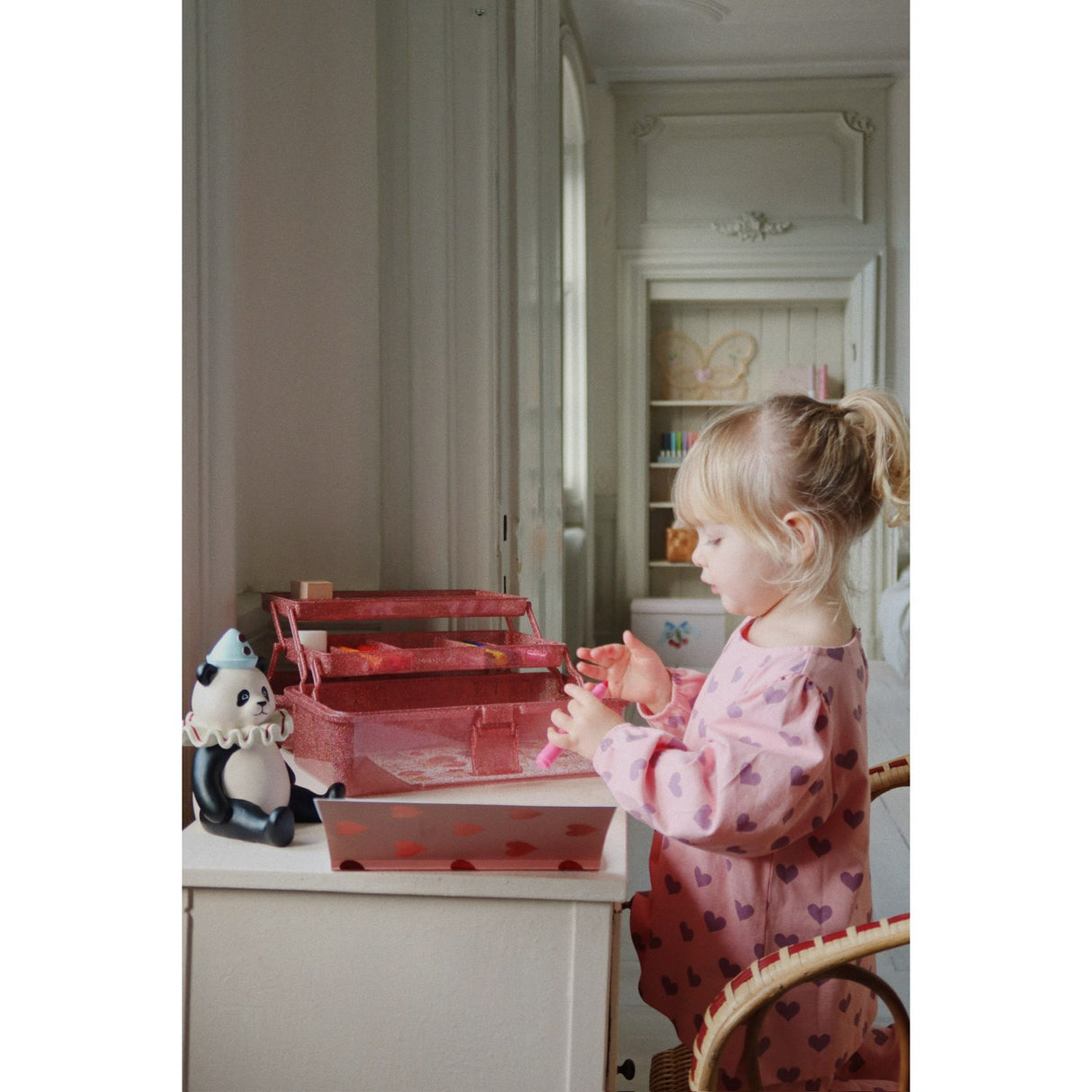 Konges Sløjd Hortensia Coeur Drey Slit Blus GOTS