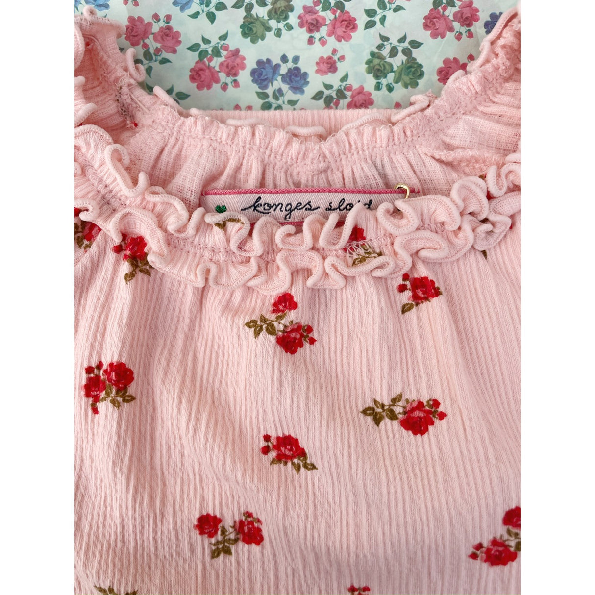 Konges Sløjd Rosa Pink Chleo Klänning GOTS