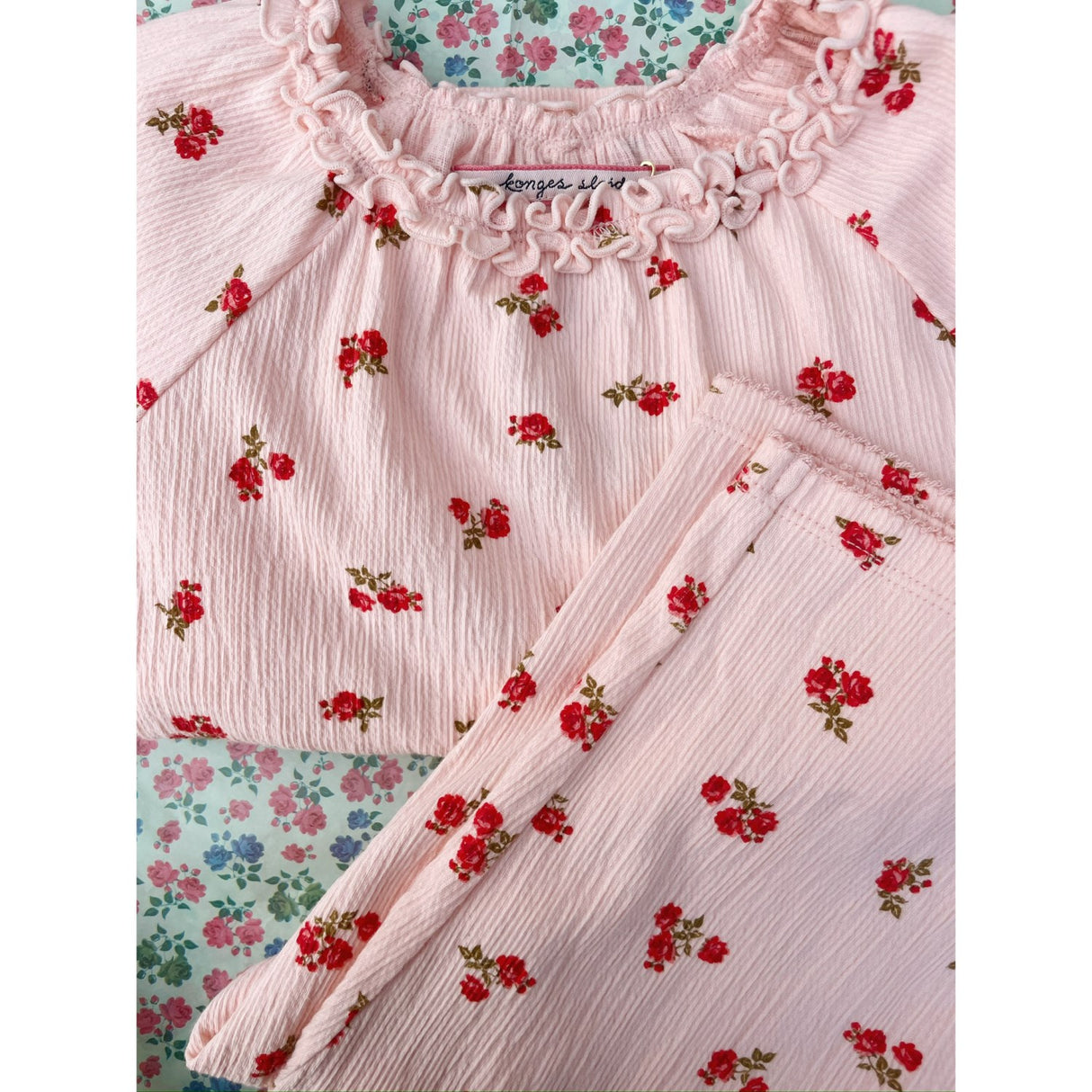 Konges Sløjd Rosa Pink Chleo Blus GOTS