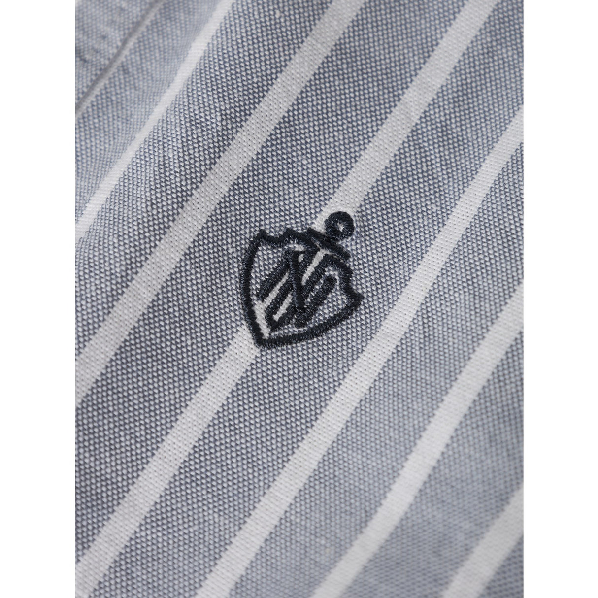 Name It Flint Stone Thin Stripe - Bright White Nmmrekid Shirt