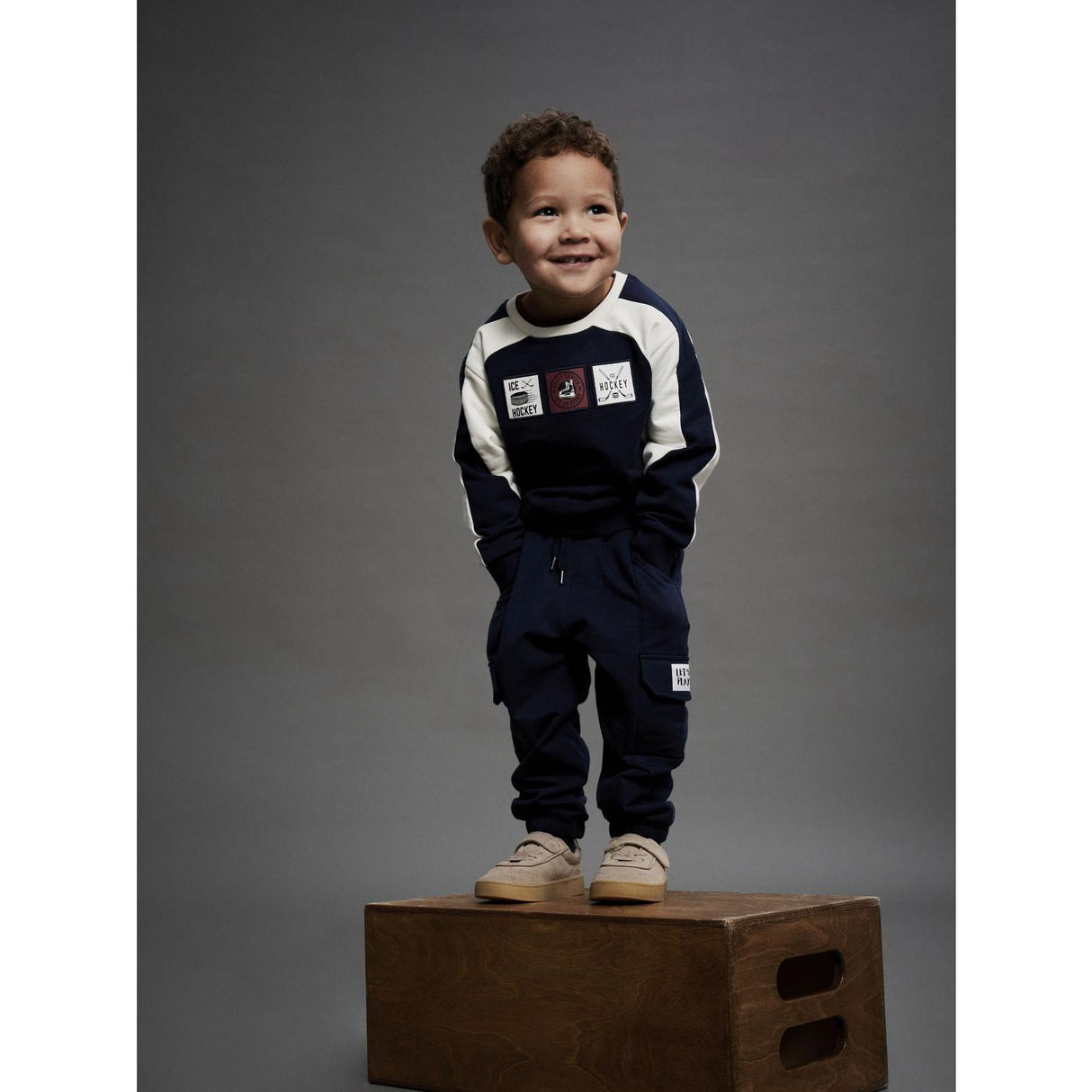 Name It Navy Blazer Nmmsinus Nreg Sweat Byxor Bru