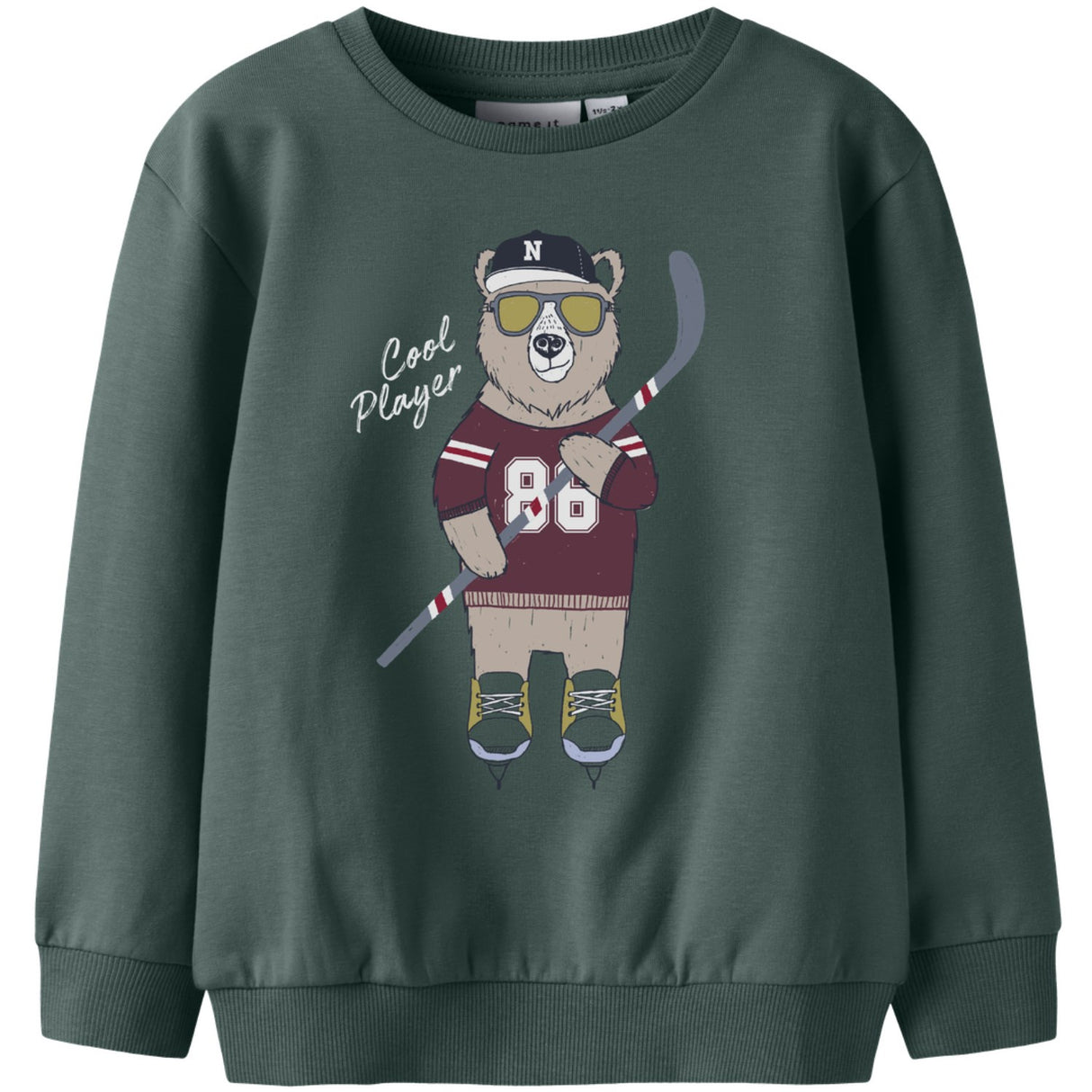 Name It Bistro Green Nmmsaxo Ls Nreg Sweat Bru Box