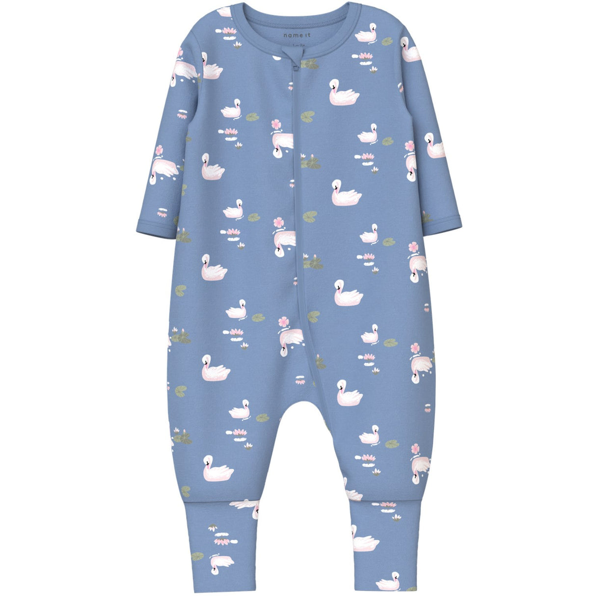 Name It Endless Sky Nbfnightsuit 2P Zip Ff Swan Noos