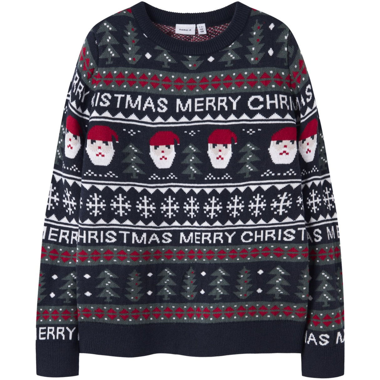 Name It Dark Sapphire Nknrastokka Ls Stickad