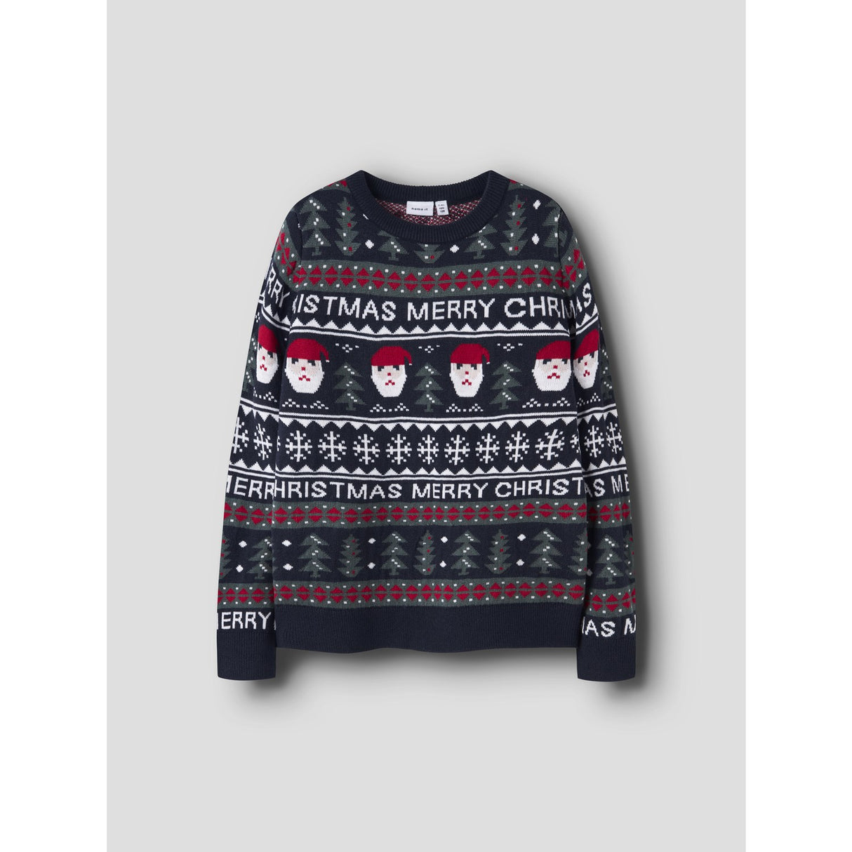 Name It Dark Sapphire Nknrastokka Ls Stickad