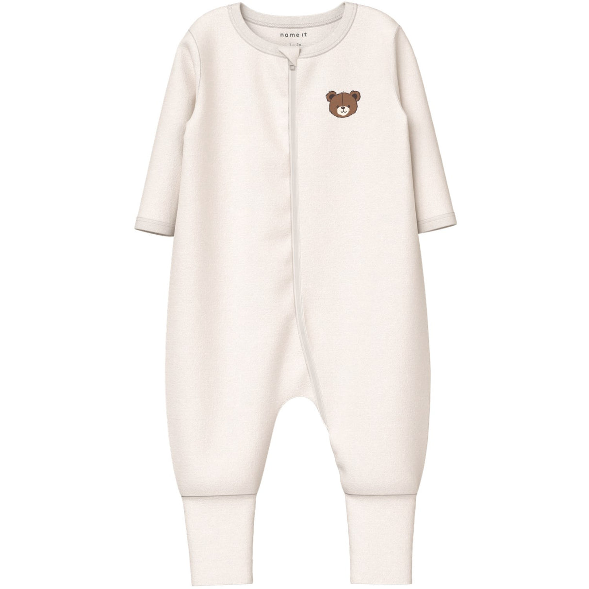 Name It Pumice Stone Nbnnightsuit 2P Zip Ff Pumice Björn Noos