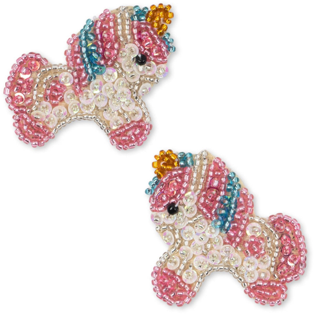 Konges Sløjd Unicorn 2 Pack Unicorn Beaded Hair Clips