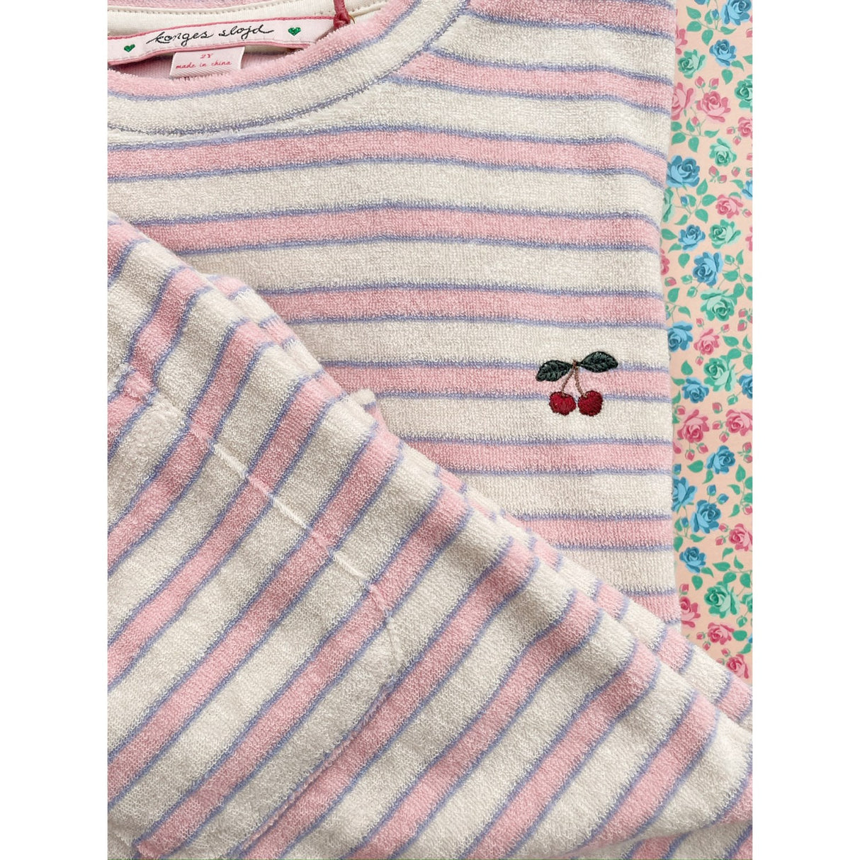 Konges Sløjd Lolly Stripe Itty Sweat Skjorta GOTS