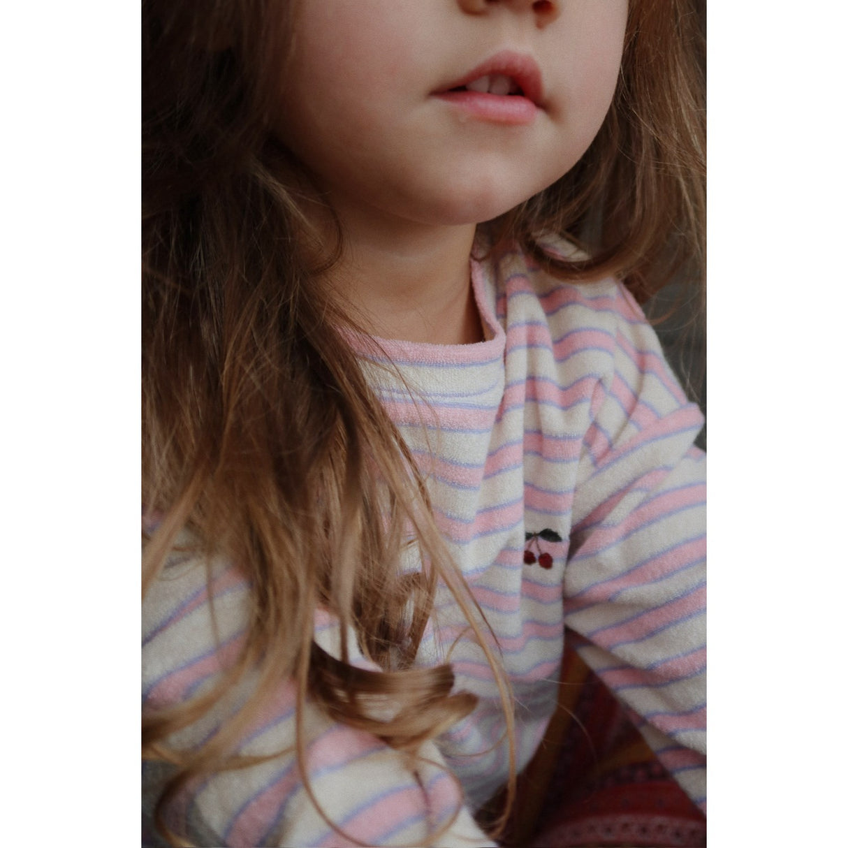 Konges Sløjd Lolly Stripe Itty Sweat Skjorta GOTS