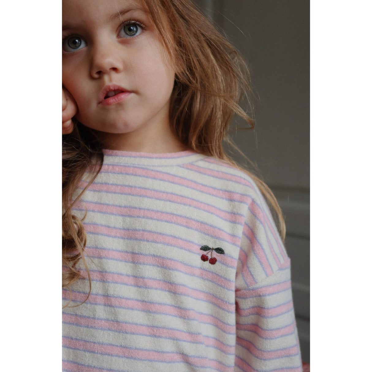 Konges Sløjd Lolly Stripe Itty Sweat Skjorta GOTS