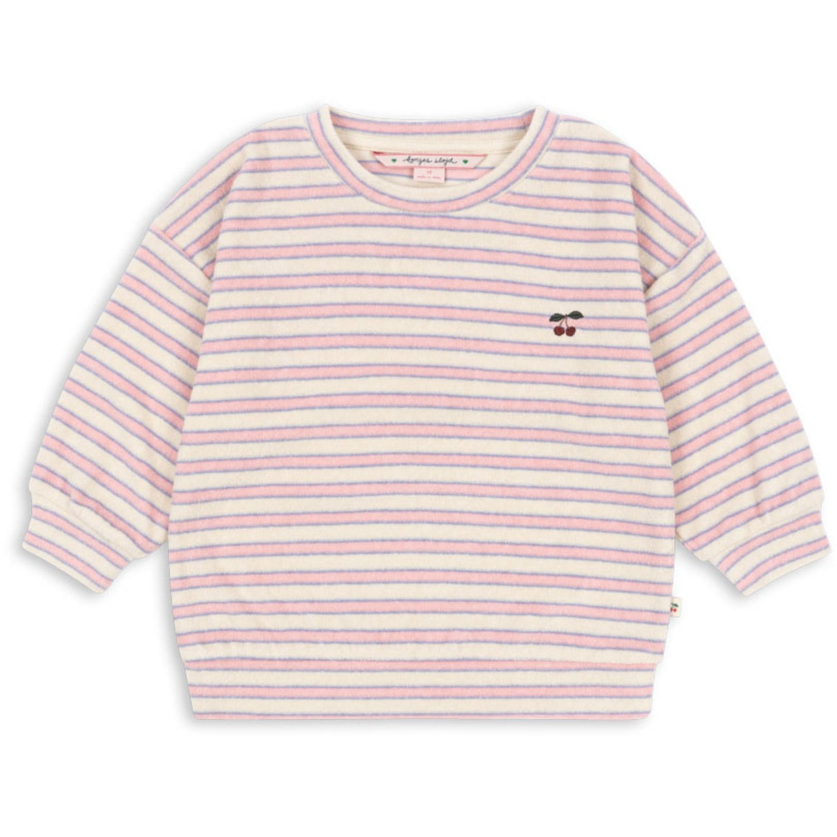 Konges Sløjd Lolly Stripe Itty Sweat Skjorta GOTS