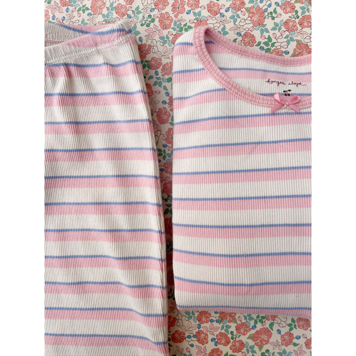 Konges Sløjd Lolly Stripe Ella Ls Tee GOTS