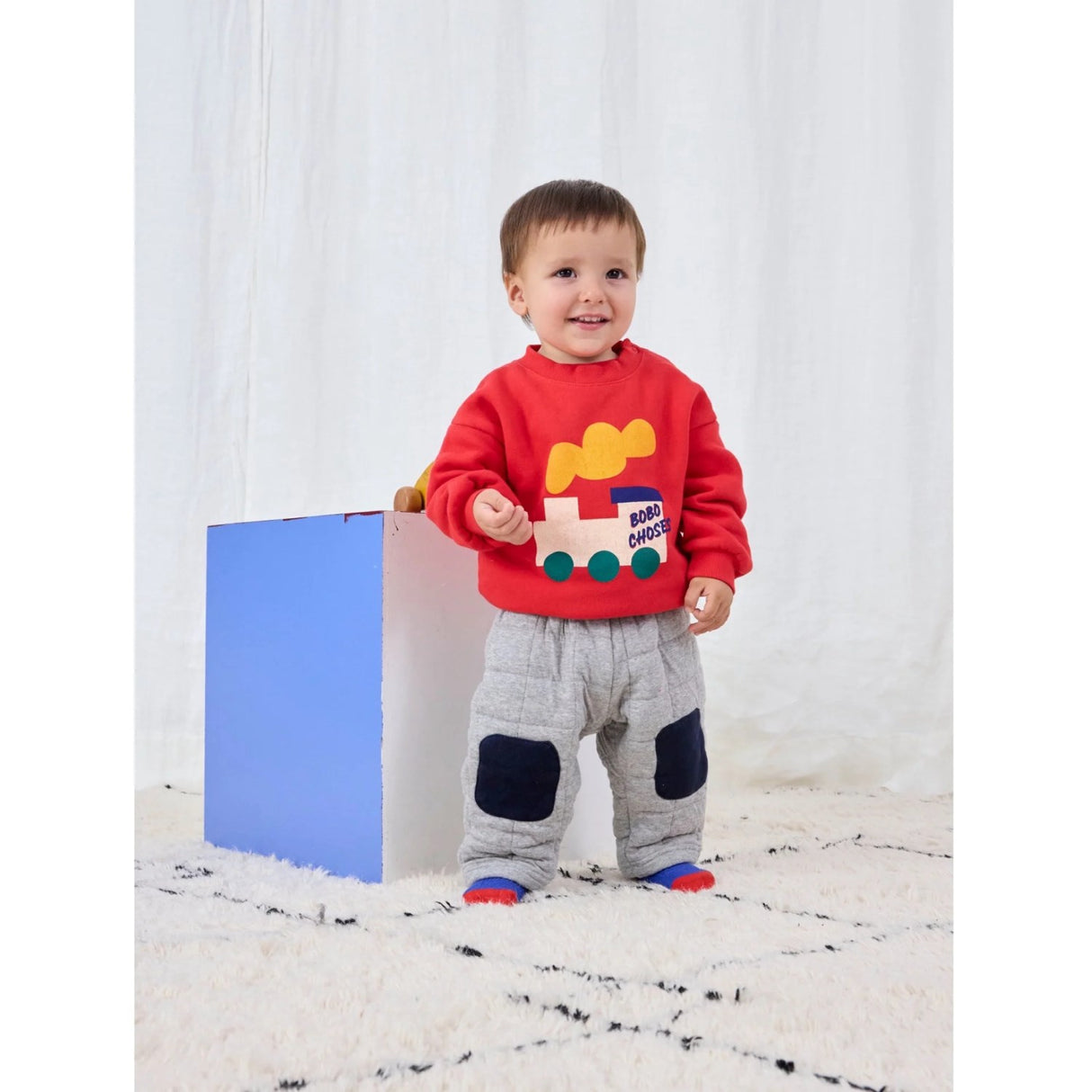 Bobo Choses Red Bobo Choo Choo Sweatshirt